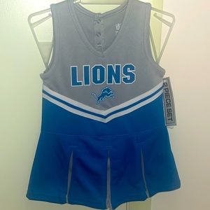 Detroit Lions toddler cheerleading dress
